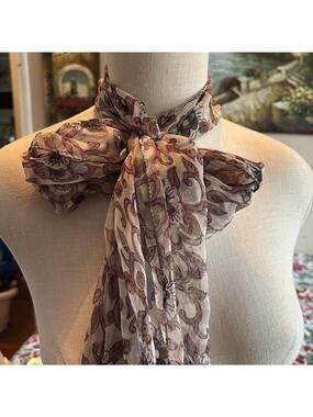 Putumayo vintage Floral Rayon print Scarf